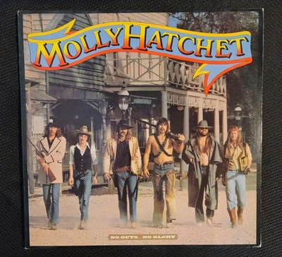 No Guts No Glory [LP] Molly Hatchet 1983 Vintage Rock Vinyl Record NM w/ inner