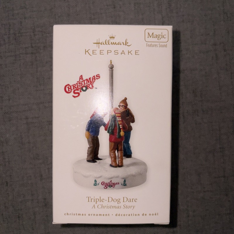 Hallmark Keepsake 2010 Magic Triple Dog Dare A Christmas Story Hard To Find! NIB