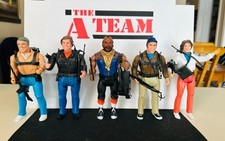 Lot of 5 Vintage A-Team Action Figures 1983 Galoob 6” w 100% accessories mint 👀