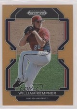 2022 Panini Prizm Draft Picks Neon Orange 26/50 William Kempner #PDP106 0c2
