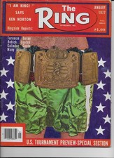 1977  The Ring Boxing Magazine  MUHAMMAD ALI  January 1977   No Address Label