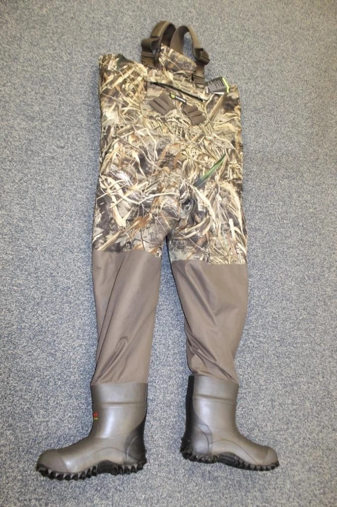TideWe Max-5 Camo Hunting Waterproof/Insulated Chest Neoprene Waders Boot -Sz 12