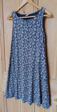 Liberty X Uniqlo Size S Ditsy Floral Sleeveless A-Line Swing Dress Short Airy