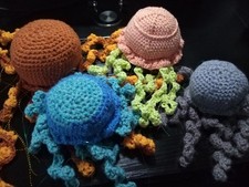 Crochet Jellyfish Plush Toy