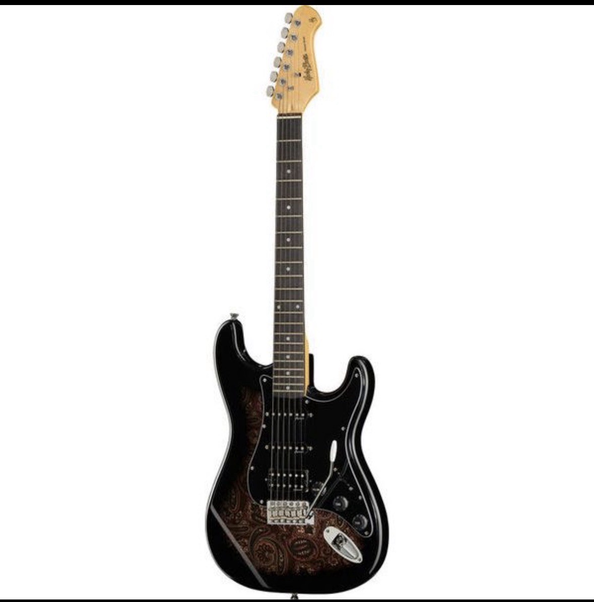 Guitare électrique polyvalente à micros de type HSS pour rock et blues