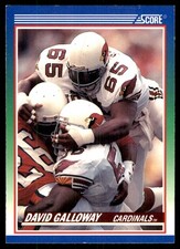 David Galloway 1990 Score #368 Phoenix Cardinals NFL READ FREE SHIP AutographDen