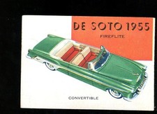 1953-5 1955 Topps World Of Wheels 175 De Soto Blue-back High Series Number