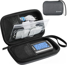 Durable EVA TENS Unit Case with Easy Carry Hand Strap - Waterproof Shockproof
