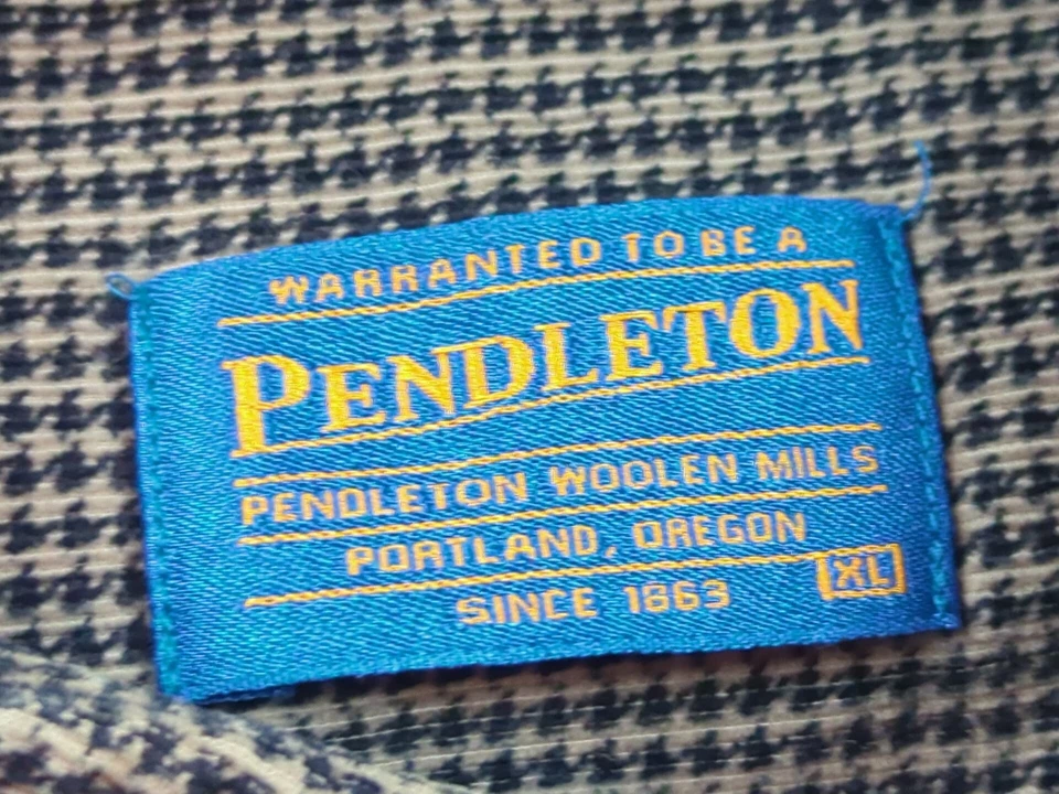 Pendleton Shirt Mens XL Gray Check Long Sleeve Button Outdoor  Cotton Soft - Image 3 of 4