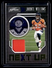 2021 Panini Playbook Next Up Jersey Javonte Williams Rookie Jersey Denver