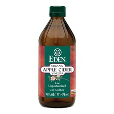 Eden Organic Apple Cider Vinegar, Raw, Unpasteurized 16 Fl Oz (Pack of 1)