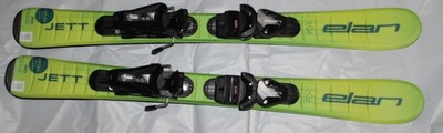 NEW ELAN Jett uflex system kids skis 90cm with size adjustable bindings