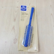 Vintage Goody Blow Styling Brush Blue Square Grip Ball Tip Bristles 1982 NOS NEW
