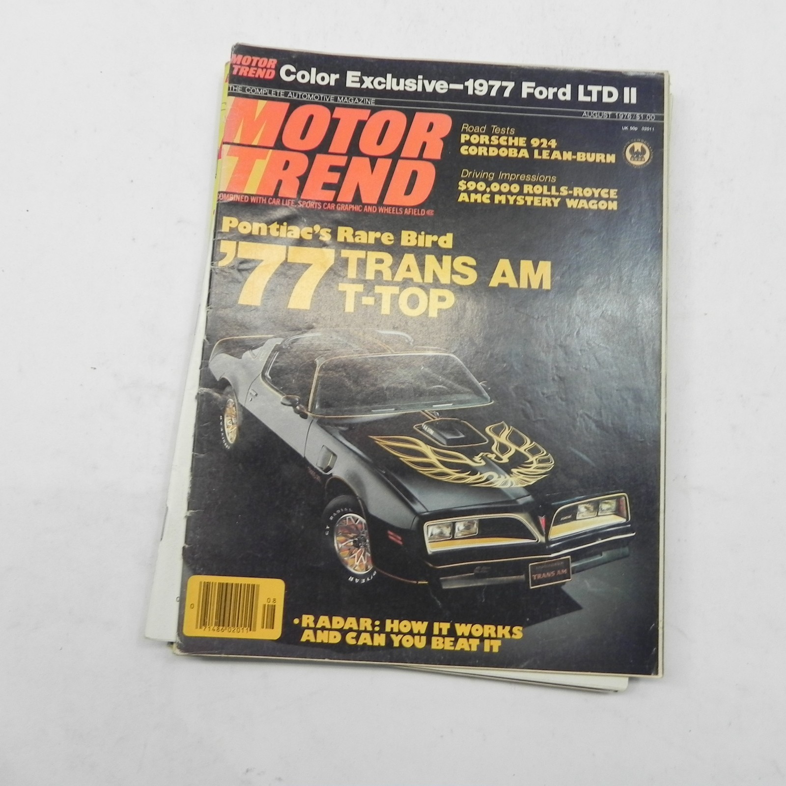 1976 MOTOR TREND MAGAZINE LOT OF 12 ISSUES FULL YEAR RACING PERFORMANCE CARS