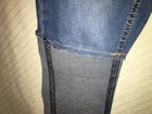 NEW PERSPECTIVE BRAND SIZE 30X40" UNHEMMED 5 POCKET SOFT DENIM BLUE CUSTOM JEANS — photo 5