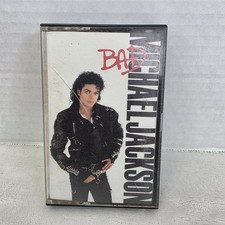 VINTAGE Michael Jackson "BAD" Cassette Tape Epic OET 40600 1987