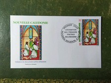 Enveloppe 1er Jour Nouvelle Calédonie 9 Octobre 96 Ordination Prêtres Mélanésien