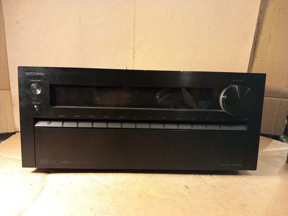 Onkyo TX NR818 7.2 Channel 135 Watt Receiver + REMOTE - Image 2 of 4