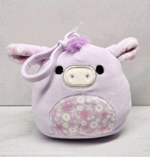 Squishmallow Clip On Delzi The Donkey Plush GOOD USED CONDITION