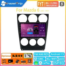 8 Core Car Stereo for Mazda 6 2002 2003 2004 2005 2006 2007 Carplay QLED DSP RDS
