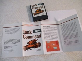 Atari 7800 TANK COMMAND Game Cartridge and Manual - Froggo - Very Nice - Tested