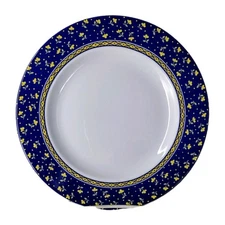 Porcellane Tognana Provenza Progetto Italy Bread Plate Blue Yellow White China