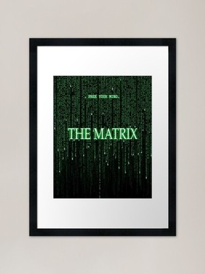 The Matrix Framed Art Print Framed Wall Art Poster Canvas Print Picture