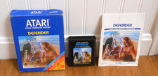 ATARI GAME "DEFENDER" 1981 - BOX - GAME - INSTRUCTIN MANUAL