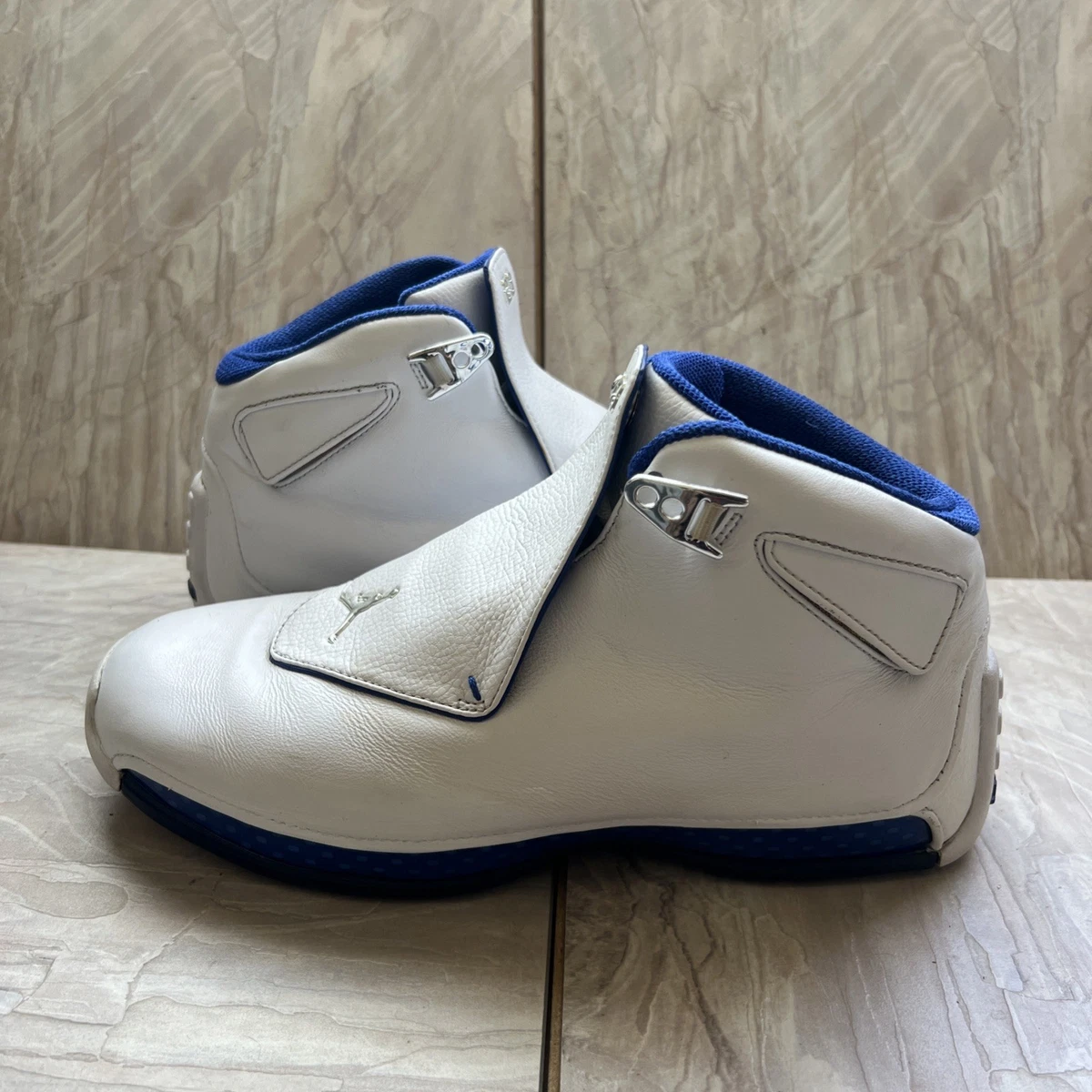 Jordan 18 Retro 2018 White Sport Royal | eBay