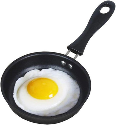 Frying Pan One Egg Pancake round Mini Non Stick Fry Pan 4.7-Inch Mini Cast Iron