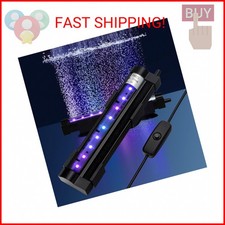 DaToo Submersible Aquarium Light 6Inch Fish Tank Light Bubbler Wall with Air Bub