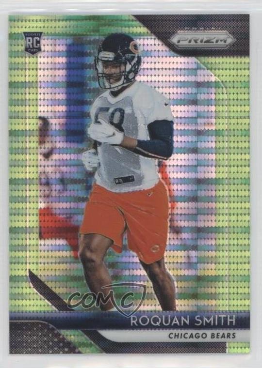 2018 Panini Prizm Neon Green Pulsar Roquan Smith #242 Rookie RC w5b