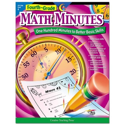 Creative Teaching Press  Math Minutes Book, Grade 4