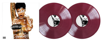 RIHANNA: Unapologetic - Limited Edition Opaque Lipstick Red Vinyl 2LP Rare
