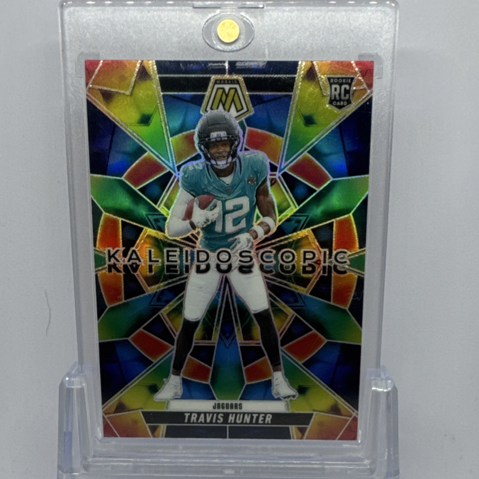 Panini 2025 Mosaic Travis Hunter Kaleidoscopic #12 Rookie Jaguars