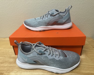NIKE WMNS Flex Trainer 9 SHOE wolf grey/pure platiniun Size 8 New