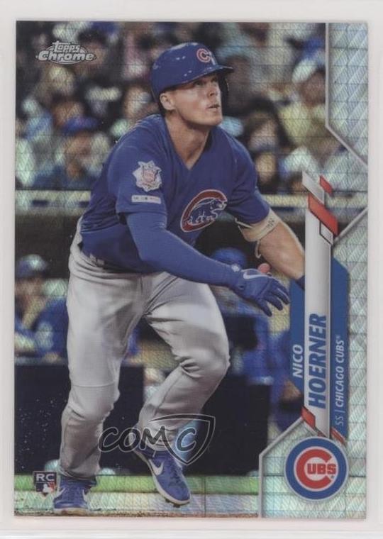 2020 Topps Chrome Prism Refractor Nico Hoerner #161