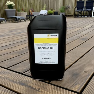 Decking Oil Clear Att Finish UV Guard 20 Litre 20L : Aazon.co.uk