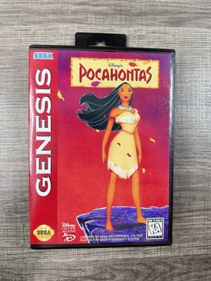Disney s Pocahontas Custom Game Case For Sega Genesis  *NO GAME*