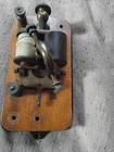 Ancienne clé télégraphique droite code morse / cloche ?