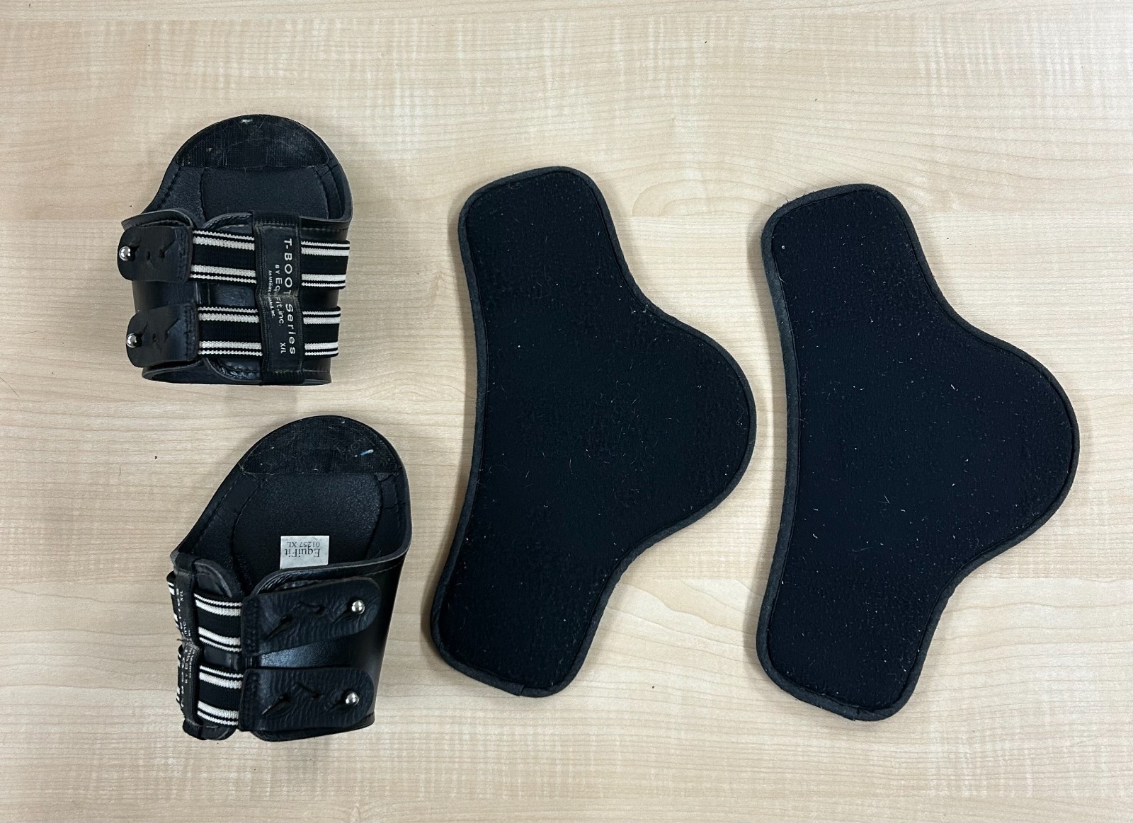 Equifit T-Boot Series Hind Fetlock Horse Boots Size XL With Padded Liners