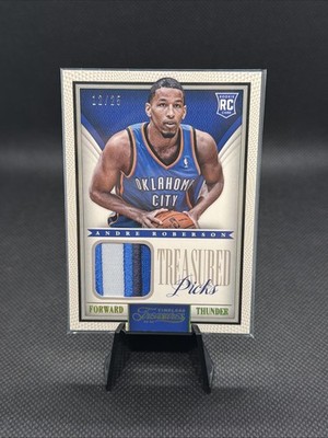 2013-14 Panini Timeless Treasures - Treasured Picks Jerseys Andre Roberson /25