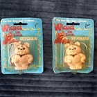 Two 1983 Wicket The Ewok Keychain Vintage Star Wars ROTJ Toy Figures IN PACKAGE!