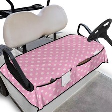 Knextrepoy Polka Dots Golf Cart Seat Covers Pink 2 Seats Club Car Knextrepoy Polka Dots Golf Cart Seat Covers Pink 2 Seats Club Car