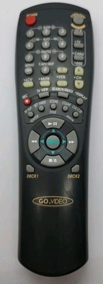 Original Go Video 00009B Remote Control DDV9550 DDV9485 DDV9556 DDV9475 DDV9555