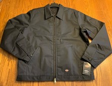 DICKIES Mens B T Black Insulated L/S Eisenhower JACKET  LT  TJ15  NWT
