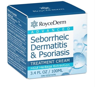RoyceDerm Seborrheic Dermatitis & Psoriasis Treatment Cream 100ml EXP 09/27