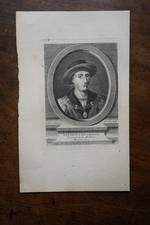 TANNEGUY IV DU CHASTEL. PORTRAIT ENGRAVING 19th century KING CHARLES VII CHAMBERLAIN