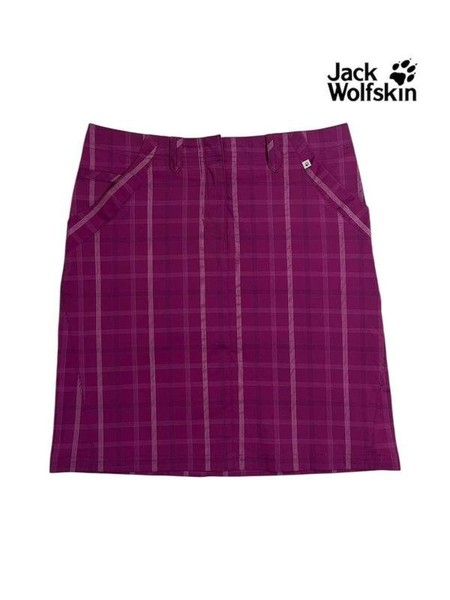 Women Jack Wolfskin Skirt Black Polyester 38 / M /