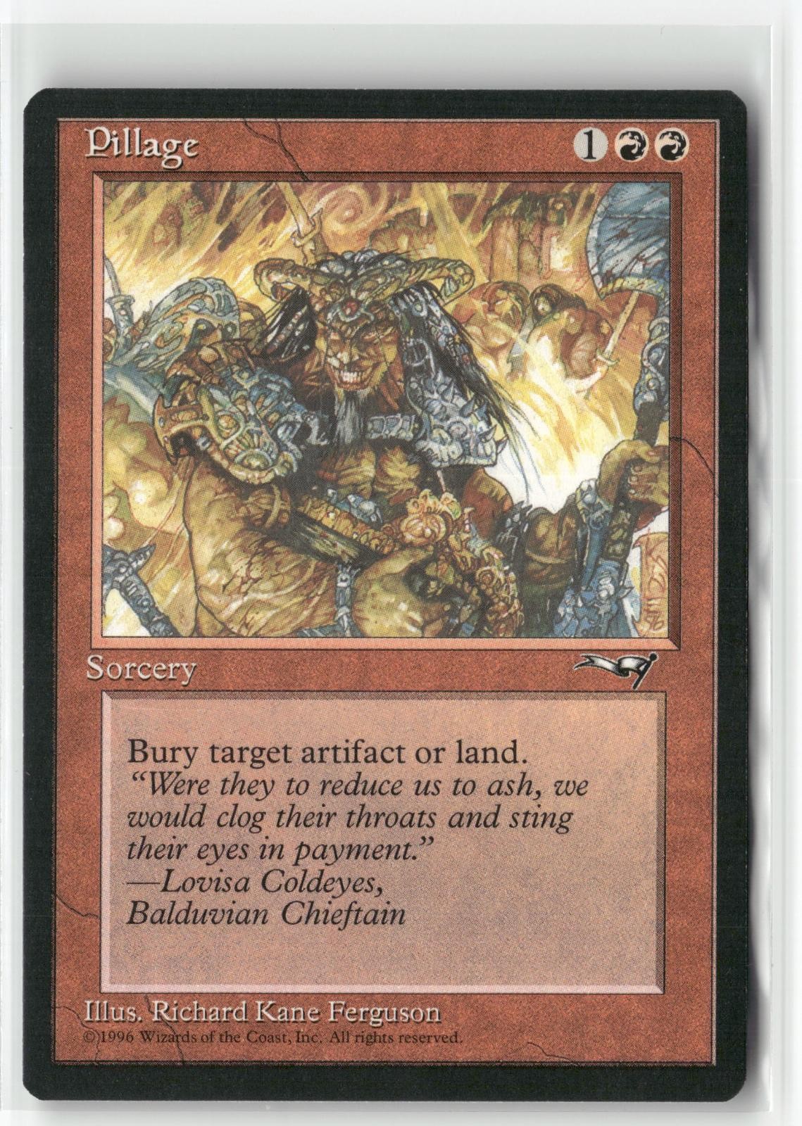 Pillage 113 Uncommon Alliances Magic: The Gathering Near Mint